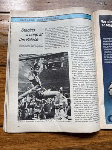 1979 LARRY BIRD INDIANA STATE Sports Illustrated March 26 Magazine - Picture 8 of 10
