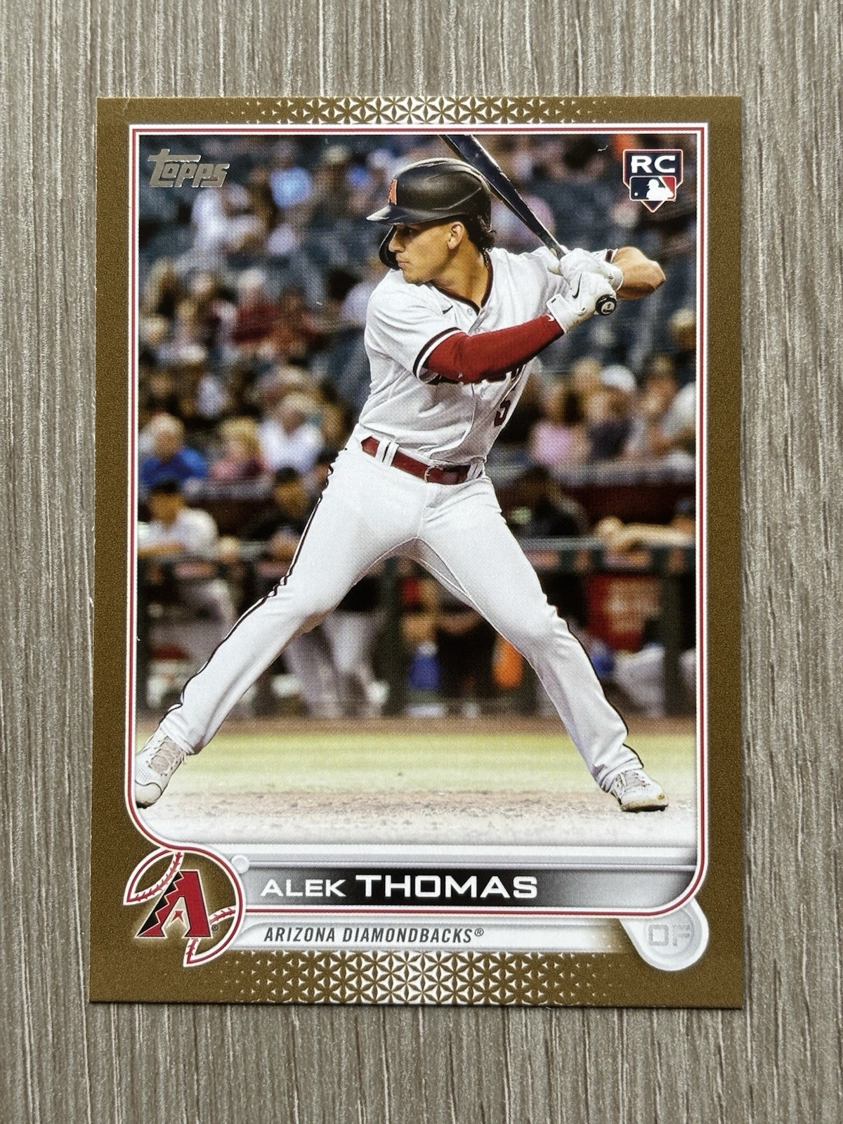 2022 Topps Update Gold Alek Thomas Rookie Card 1843/2022 DiamondBacks #US212 RC