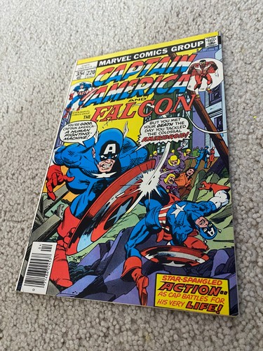 Captain America 220 VF+ 8.5 High Grade Falcon Ameridroid. Red Skull 1978 - Picture 2 of 4