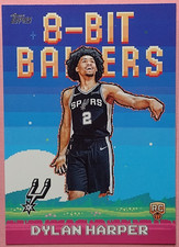 2025-26 Topps Flagship 8-Bit Ballers Dylan Harper Rookie #8B-32 Spurs