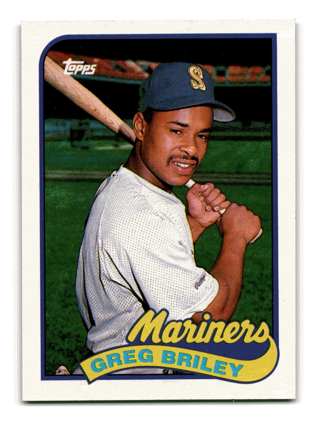 Greg Briley RC Rookie 1989 Topps #781 Seattle Mariners Centered Mint