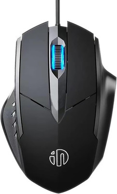 Mouse USB Censprin Negro Silencioso Optico 3 Botones Ergonomico Oficina Casa PC