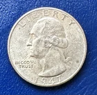 1947-S Washington Quarter. 90% Silver VF+ Cond. Charity Auction/Animal Rescue