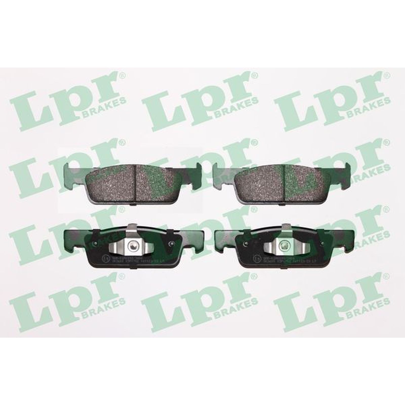1x ORIGINAL® Lpr Bremsbelagsatz, Scheibenbremse Vorne für Renault CLIO IV