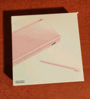 Nintendo DS Lite System Portable Gaming Console - Coral Pink - Used In Box