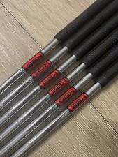 KBS Tour .355" Taper Tip 120g Steel Iron Golf Shafts - Stiff Flex 5-PW 1