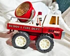Buddy L 1970's Fire Dept 5179 Truck Retro Toys