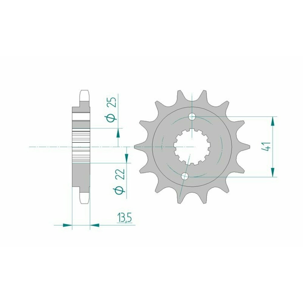 Free Shipping Afam Standard Steel Sprocket 20507-525 Pitch for Motorcycle Parts