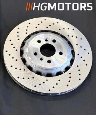 Bremsscheibe belüftet gelocht HL Original BMW F90 F91 F92 F93 M5 M8 7991103 NEU - Bild 1 von 4