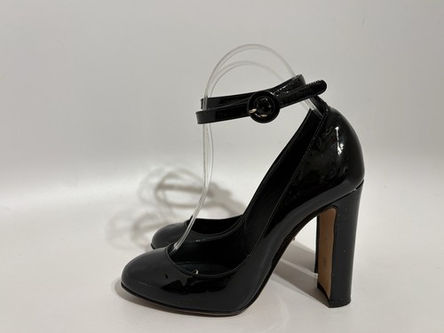 Vtg Dolce & Gabbana Black Patent Leather Heels 36