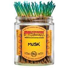 100x Wild Berry Shorties 4" Incense Sticks - Musk - USA Made Hand Dipped