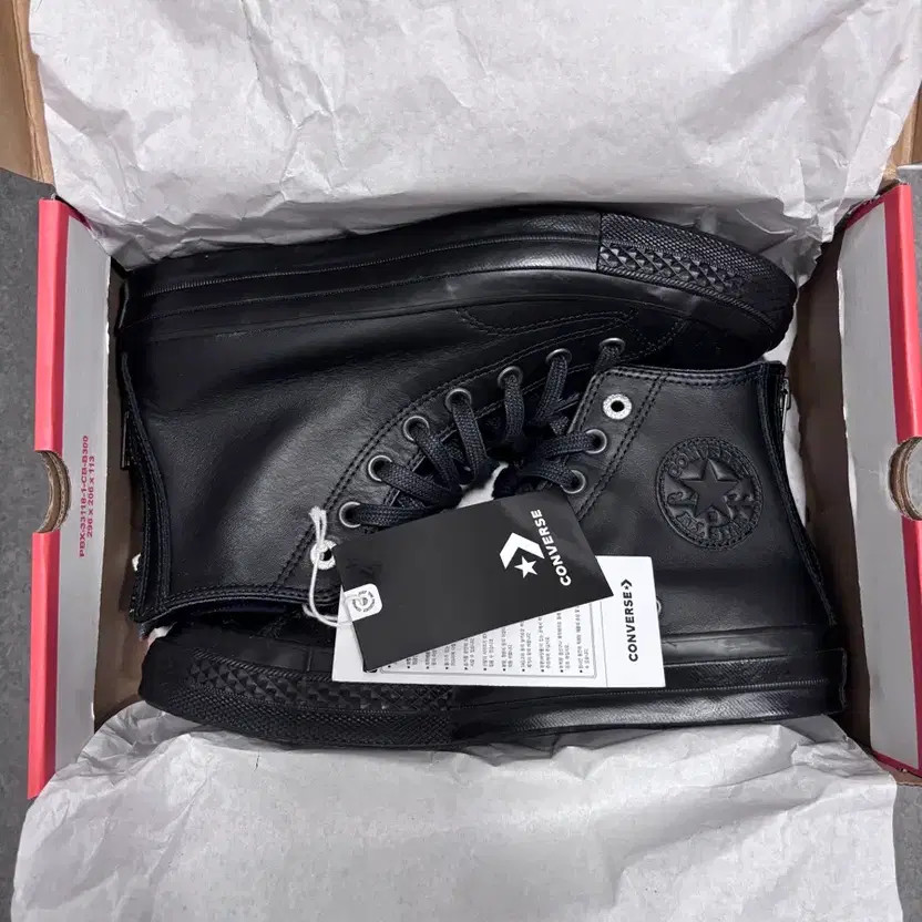 Converse Chuck 70 Leather Sneakers - Black, Size 255 thumbnail 2