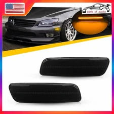 AUXITO LED Amber Side Front Signal Marker Indicator Light Fit Toyota Lexus O