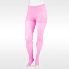 Juzo Soft Pantyhose, Open toe, 30-40mmHg Size: I Pink