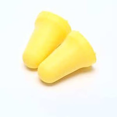 3m E-A-R E-Z-Fit Disposable Foam Ear Plugs, Bell Shape, 28 dB, Yellow, 200 PK