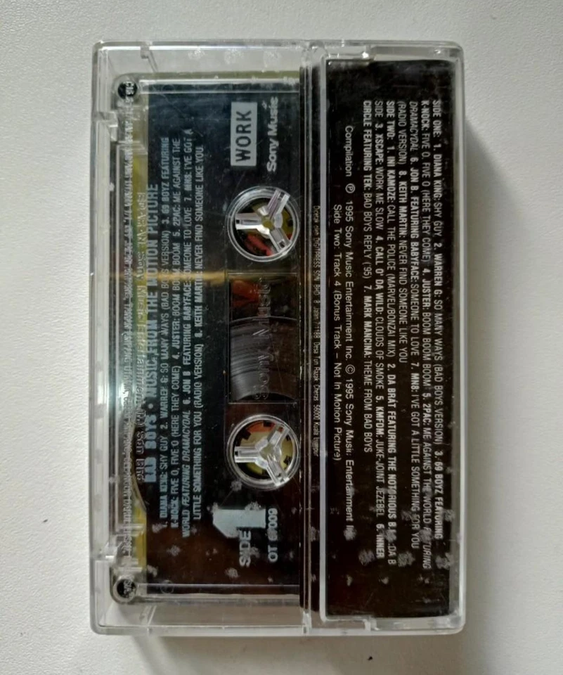 Bad Boys - Music From The Motion Picture ( Cassette Tape ) - Image 2 of 4