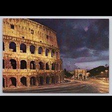 Vintage Postcard Rome Italy 1973 Unposted Historic Scenic View Rivers Monument