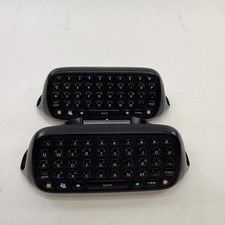Lot of 2 Microsoft Xbox 360 Chatpad Black X852479-001