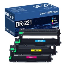 3PK DR221 DR225 CMY Drum Unit for Brother HL-3140CW HL-3170CDW MFC-9340CDW