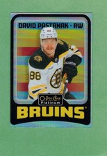 2024-25 O-Pee-Chee Platinum Retro Rainbow #R56 David Pastrnak