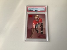 1996 Skybox Premium Israel  Ifeanyi  RUBIES….PSA 8 NM-MY ….POP 1….RARE..49ERS