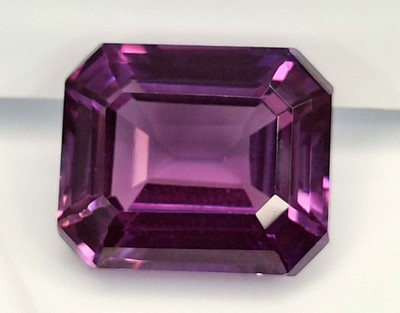 Purple Sapphire Emerald Cut 11-13 Ct Natural Certified Loose Gemstone SP401