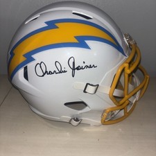 CHARLIE JOINER SIGNED SAN DIEGO CHARGERS FULL SIZE REP BECKETT COA
