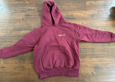 Microsoft Burgundy Sweater Kids Small