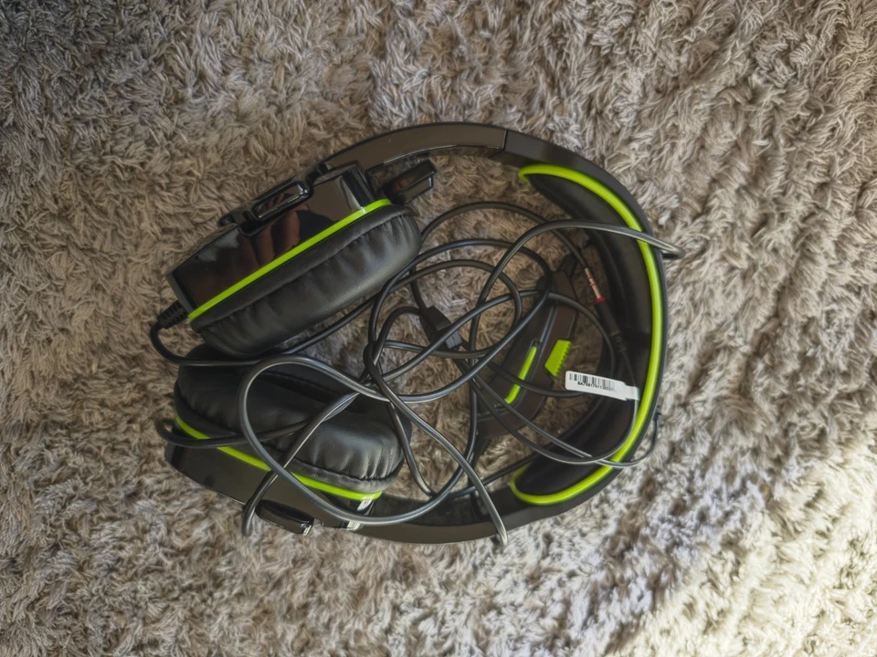 SADES SA-708 Stereo Gaming Headset in Grün / 3,5mm Stecker - Bild 4 von 4