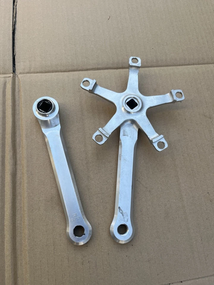 Mavic SSC pédalier crankset 170mm 14x125 Peugeot Gitane Mercier - Photo 3/4