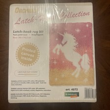 Orchidea Unicorn Latch-hook Rug Kit 4075 Zweigart