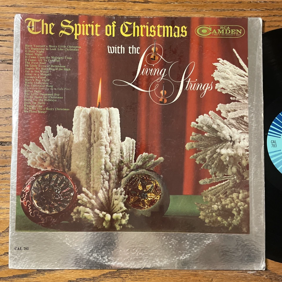 Living Strings The Spirit Of Christmas LP RCA Camden Mono + Shrink VG+!!!! Foto 2 de 4
