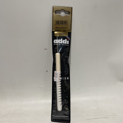 Addi Aluminium Crochet Hook with Grip Handle (148-7) 15cm 4,5mm