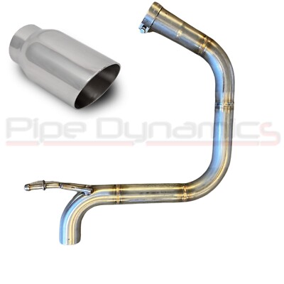 PIPE DYNAMICS - AUDI A3 8P 1.6i 102 BHP BACK BOX MUFFLER DELETE EXHAUST - 3'' TIP