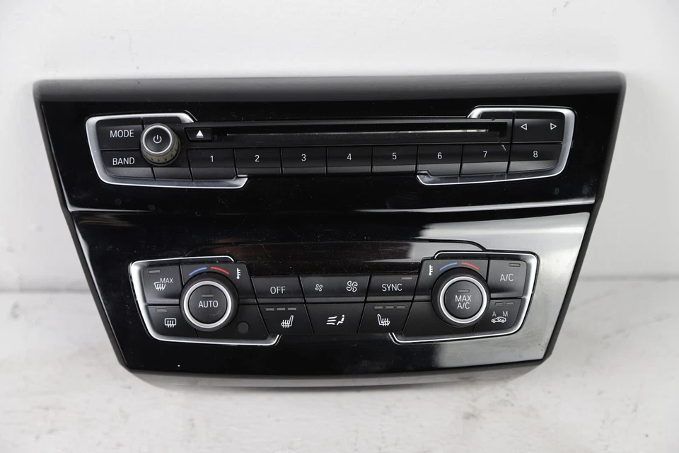 BMW X1 F48 2016-2021 TABLERO CLIMATIZACIÓN CLIMATIZACIÓN CLIMATIZACIÓN INTERRUPTOR Y REPRODUCTOR DE CD OEM Foto 3 de 4