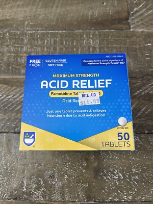 Maximum Strength Acid Relief Tablets 20 Mg