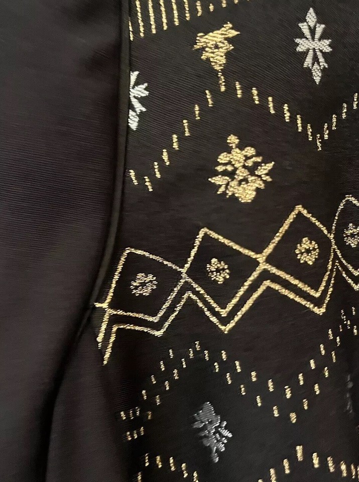 Ted Baker DRESS Size 3 12 Black White Wedding Guest Races Christening Gold eBay