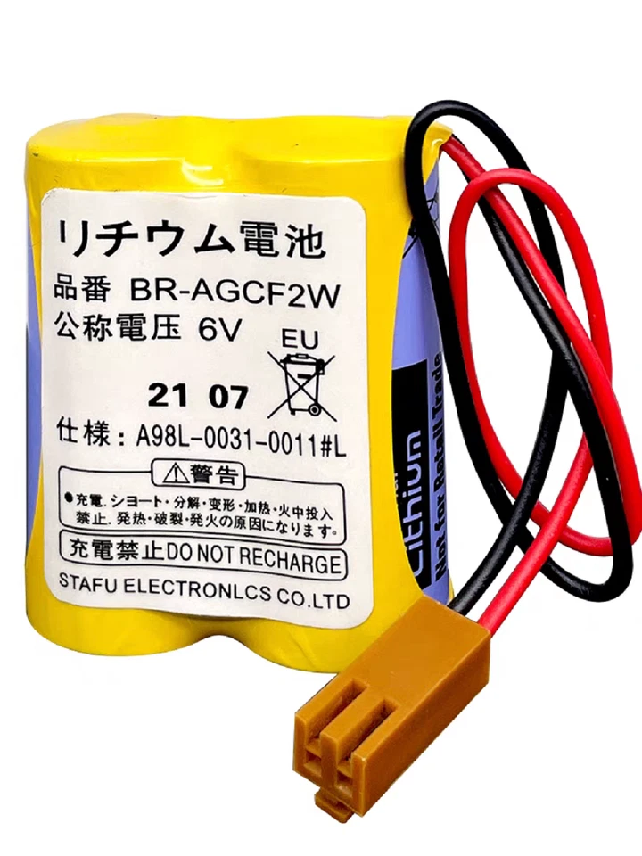 3x BR-AGCF2W 6V for Panasonic Battery for Fanuc A98L-0031-0011#L PLC Battery - Image 3 of 4
