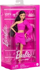 Barbie Deluxe Style Doll #2 in Barbiecore Outfit With Glittery Prosthetic Leg
