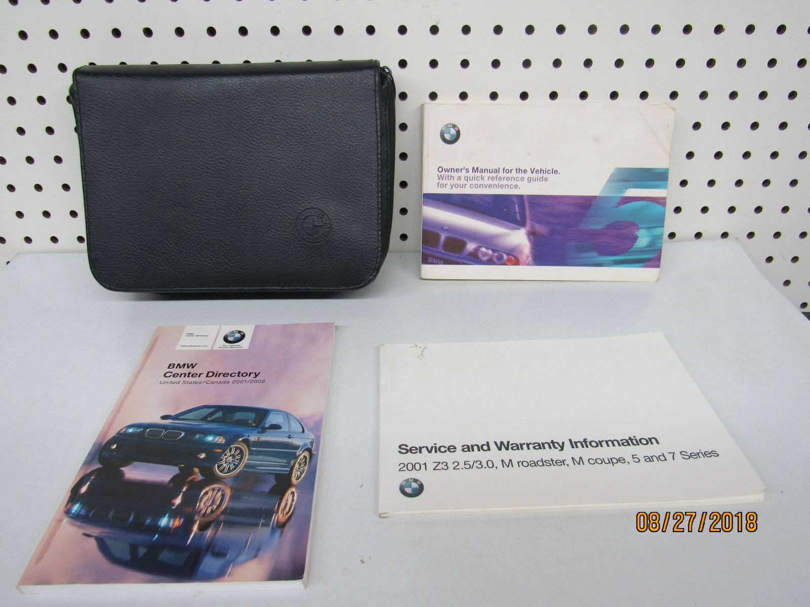 2001 BMW 5 Series 525i 530i 540i Owners Manual Set FREE SHIPPING | eBay