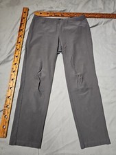Eileen Fisher Pants Womens Small Gray Pull On Stretch Straight Elastic Waist