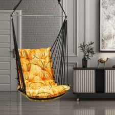 Portable Suspendu Coton Swing Relaxant Chaise Jhula Coussin Decor