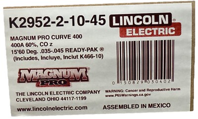 Lincoln Electric K2952-2-10-45 Magnum PRO Curve 400 Semiauto Welding Gun
