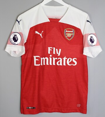 ARSENAL LONDON 2018 2019 HOME FOOTBALL SHIRT SOCCER JERSEY PUMA
