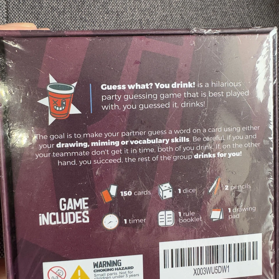 Guess What? You Drink Party Guessing Game - NEW - SEALED - Image 4 of 4