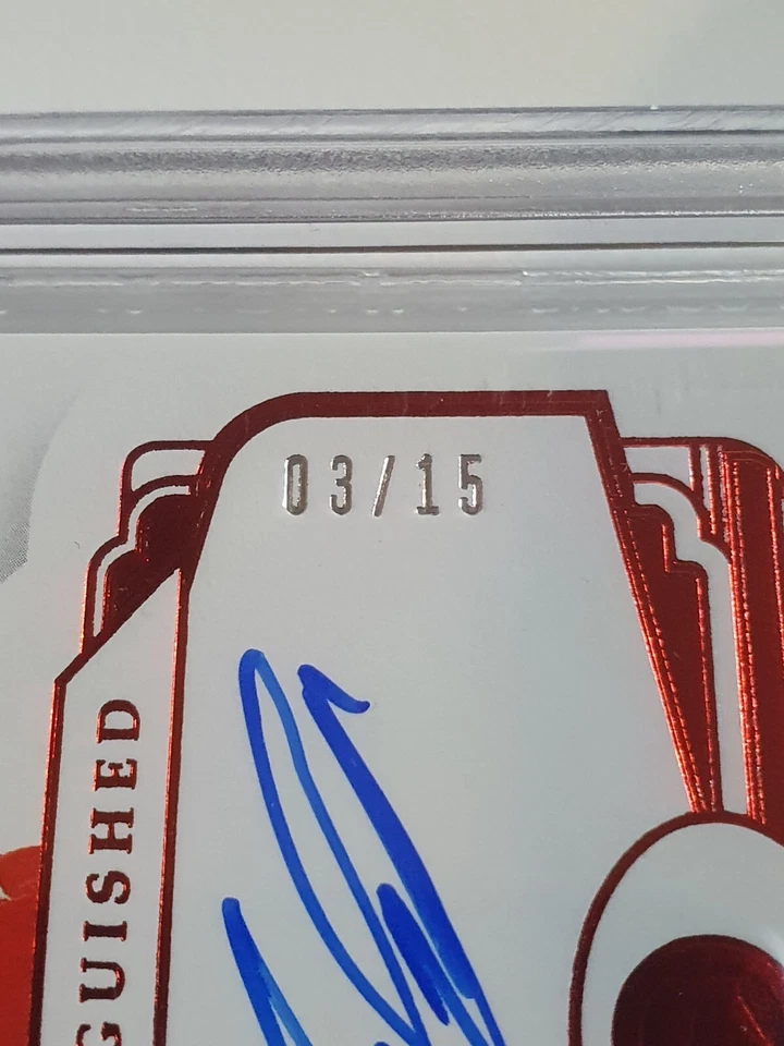 Flawless Dominique Wilkins 2018 auto rubí/15 autógrafos - BGS 9 (POP 1) Foto 3 de 4