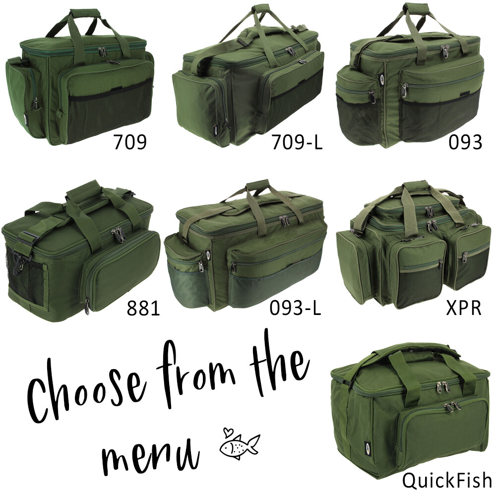 NGT Carp Coarse Fishing Green Large Carryall Bait Tackle Brew Bag