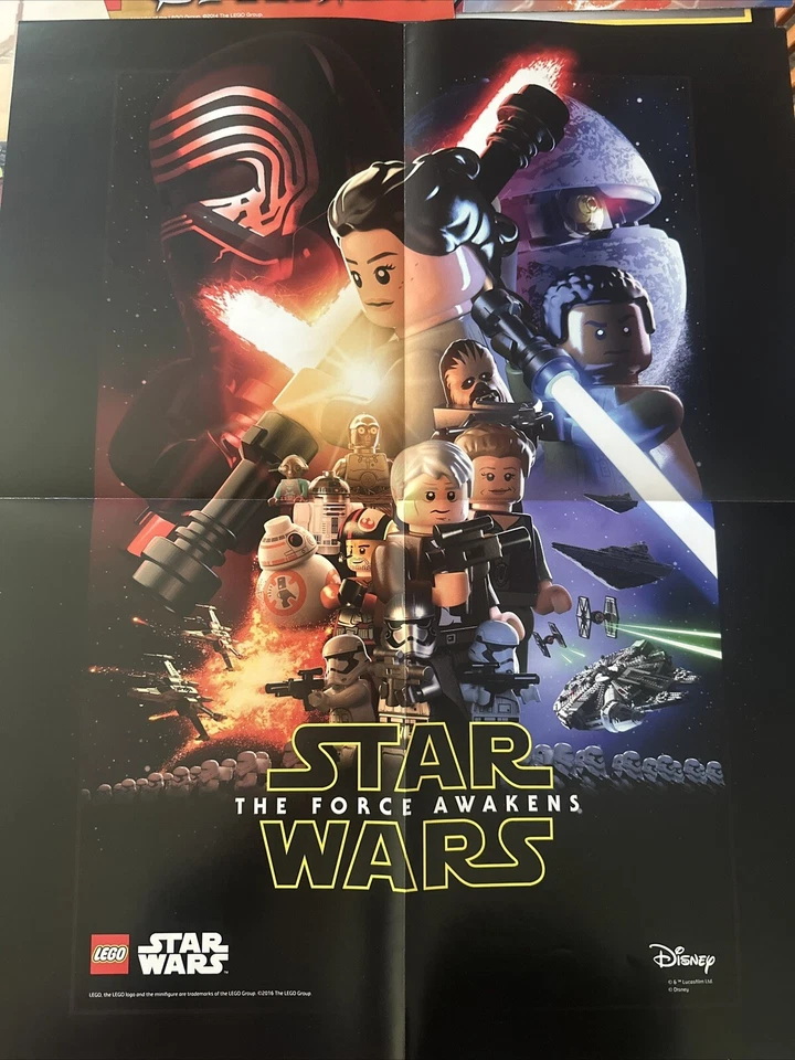 Lego Posters  20  + Original Star Wars Chima Batman Spiderman Bionicle  Limited - Image 3 of 4