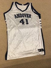 Game-Used Phillips Academy Andover Basketball Jersey #41 (Size XXL)