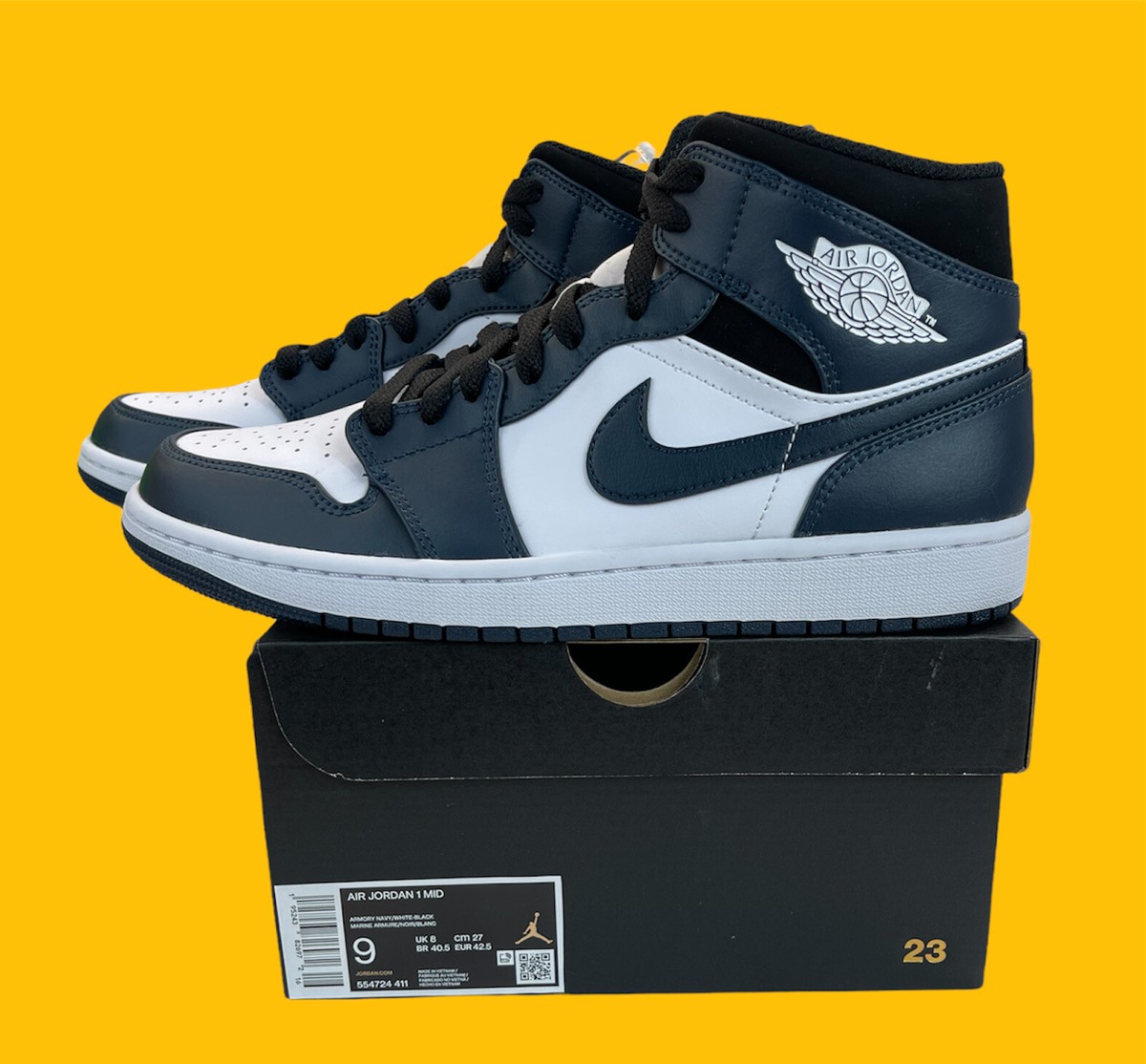 jordan mid 1 navy